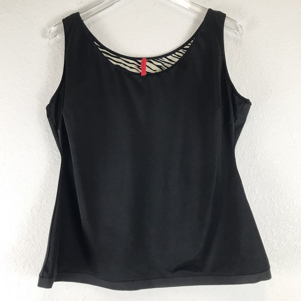 Spanx Slimplicity Lightweight Shaping Camisole Tank Top Black Plus Size 3X